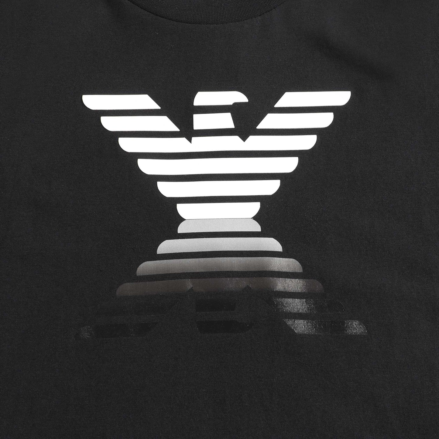Boys Black Logo Cotton Shirt