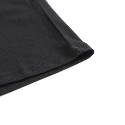 Boys Black Logo Cotton Shirt