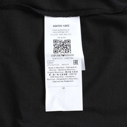 Boys Black Logo Cotton Shirt