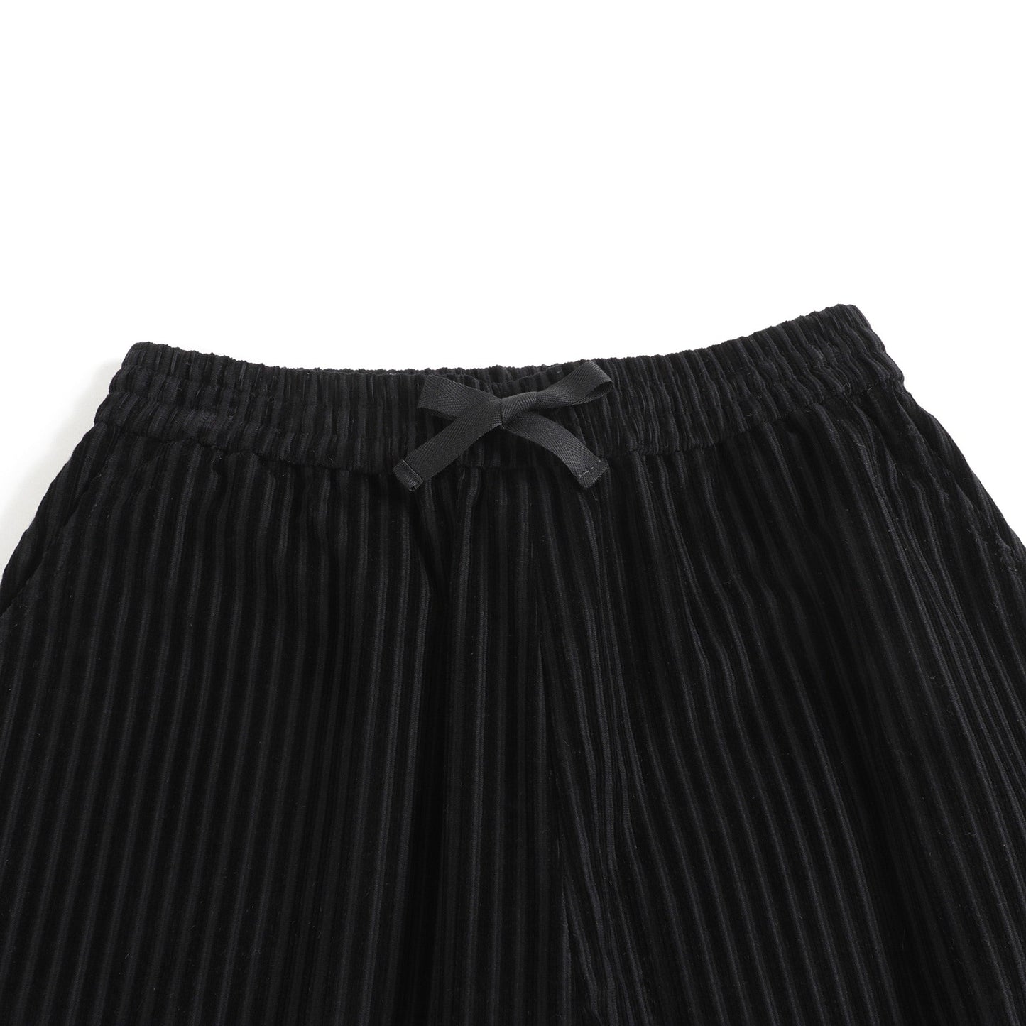 Girls Black Wide Trousers