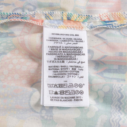 女童彩色印花棉上衣