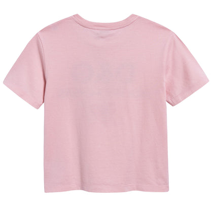 Girls Pink "DG & Love" Cotton T-shirt