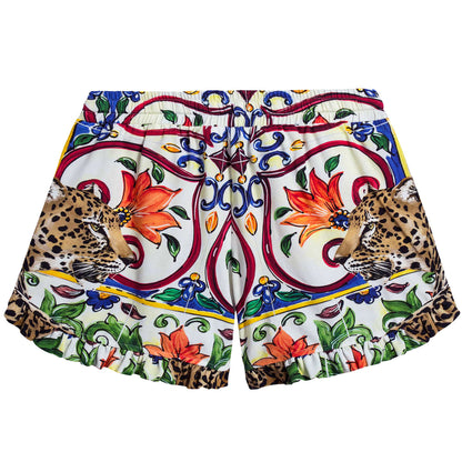 Girls Majolica Cotton Jersey Shorts