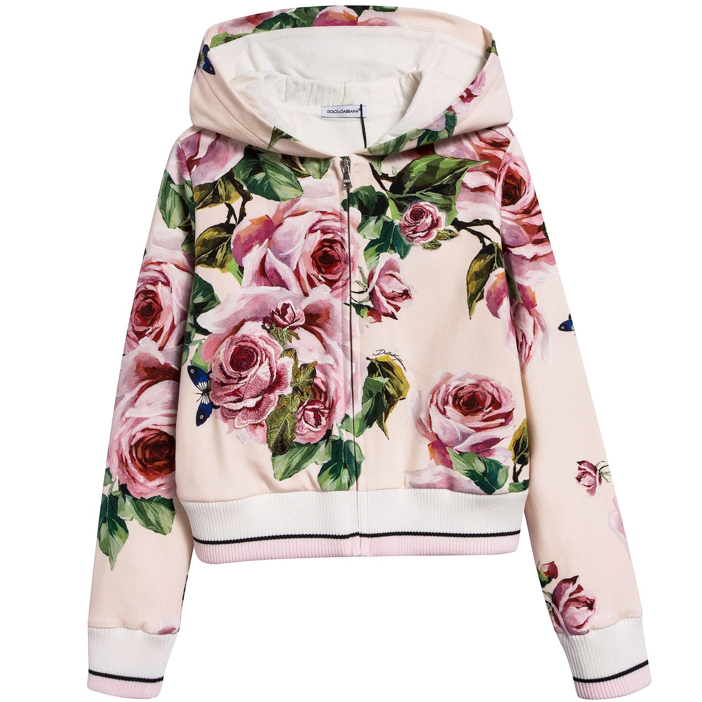 Girls Beige Rose Cotton Set