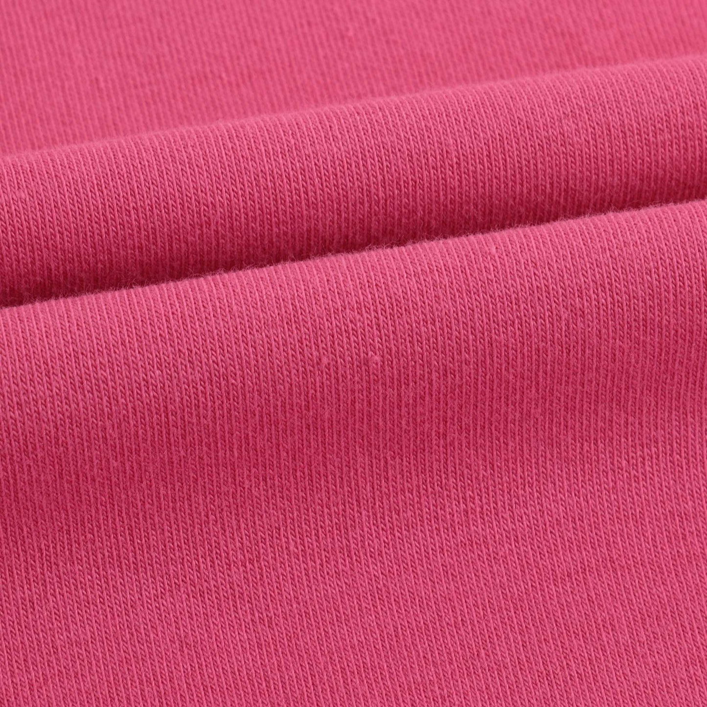 Girls Fuxia Teddy Hooded Cotton Sweatshirt