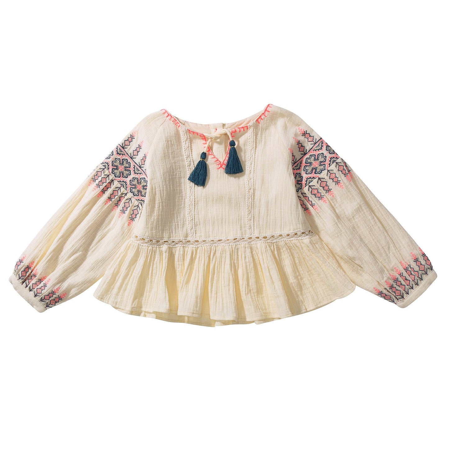 Girls Beige "Nya" Blouse