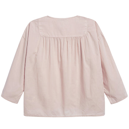 Girls Sand Cotton Woven T-shirt