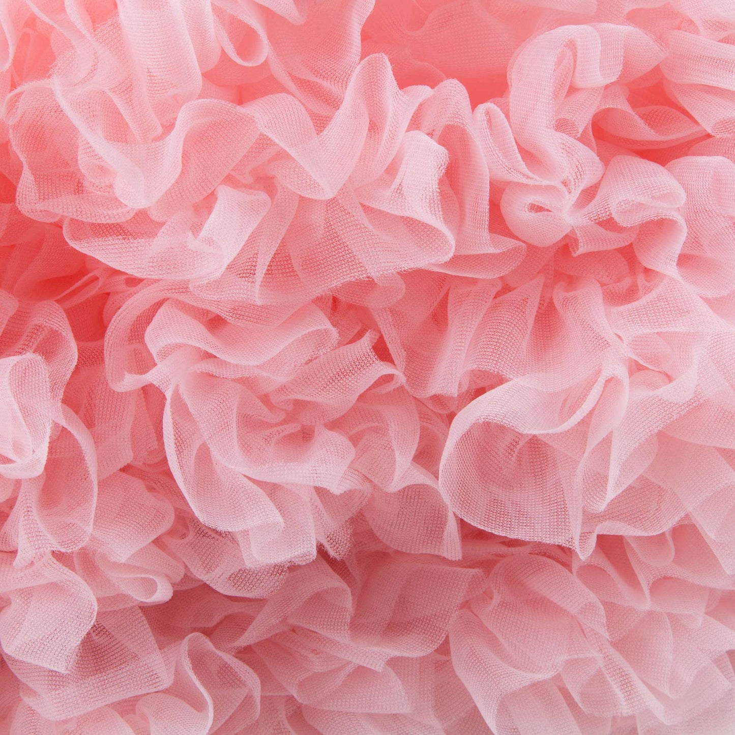 Girls Rose Pink Nylon Knitted Skirt