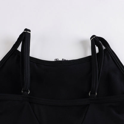 女童黑色芭蕾舞连体衣