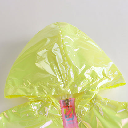 女童黄色拉链夹克