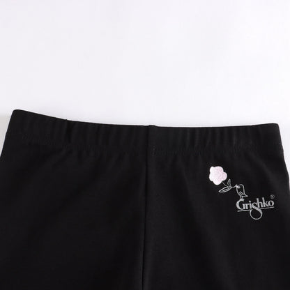女童黑色芭蕾舞打底裤(DAD1992/black)