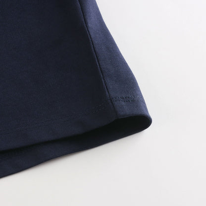 男婴藏蓝色Logo棉T恤