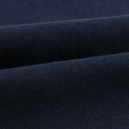 男婴藏蓝色Logo棉T恤