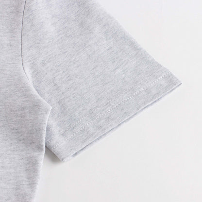 男童灰色Logo棉T恤