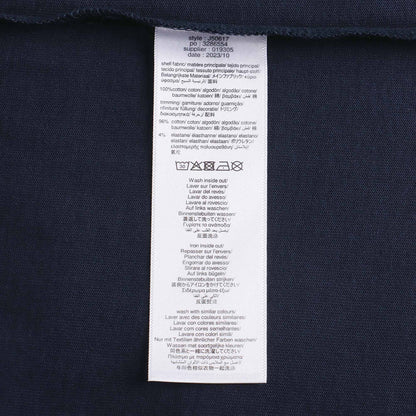 男婴藏蓝色Logo棉T恤