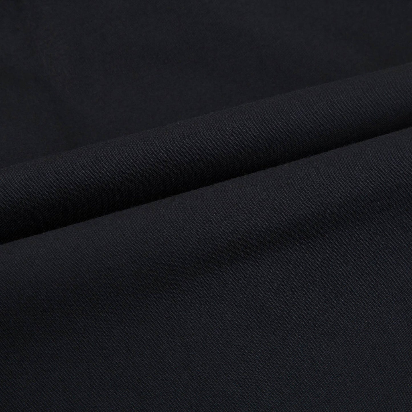 Girls Black Cotton Collar Top