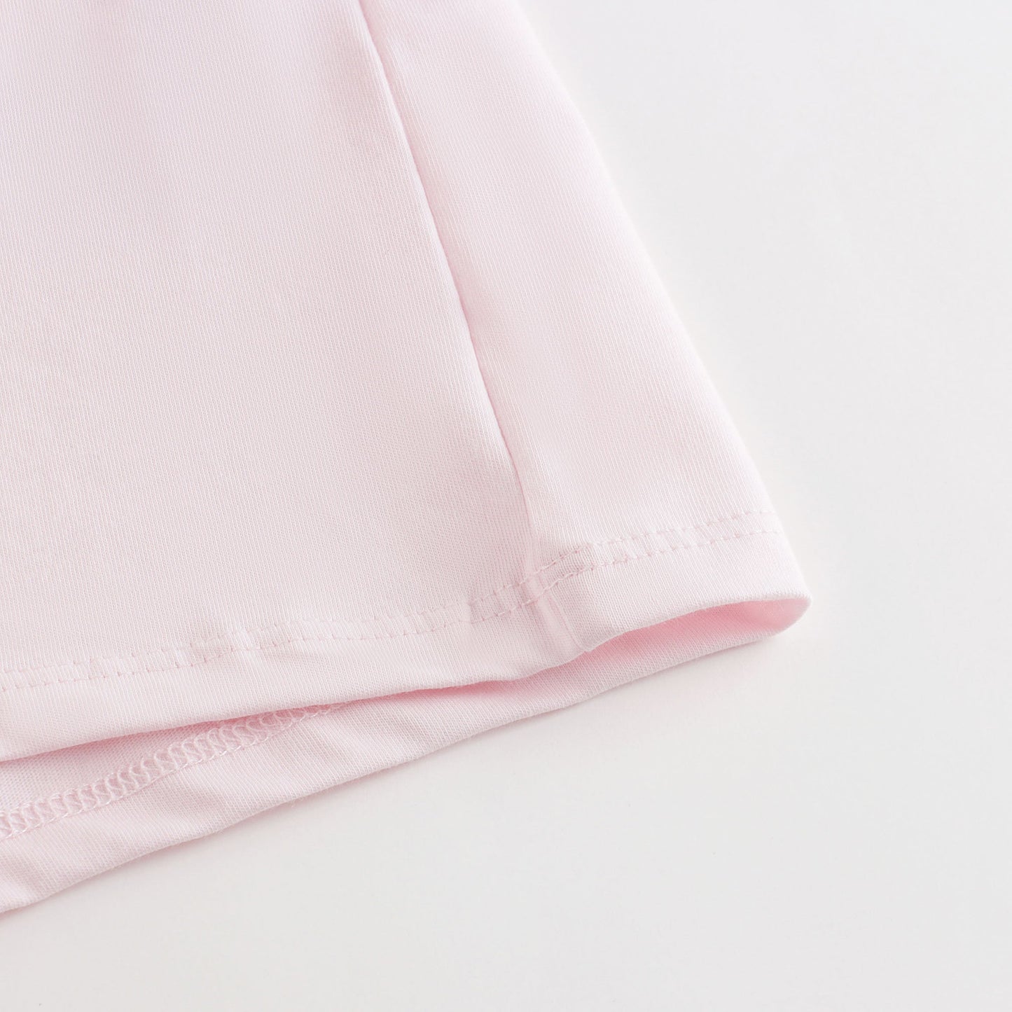 女童粉色Logo棉T恤