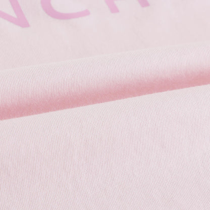 女童粉色Logo棉T恤