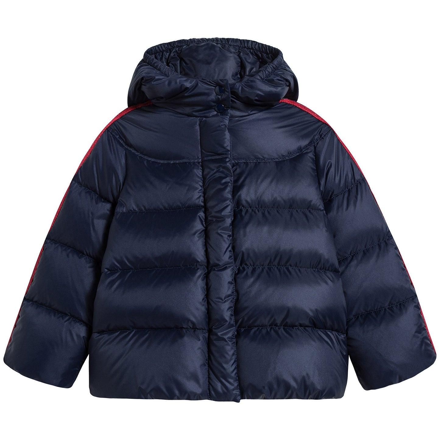 女婴蓝色羽绒外套