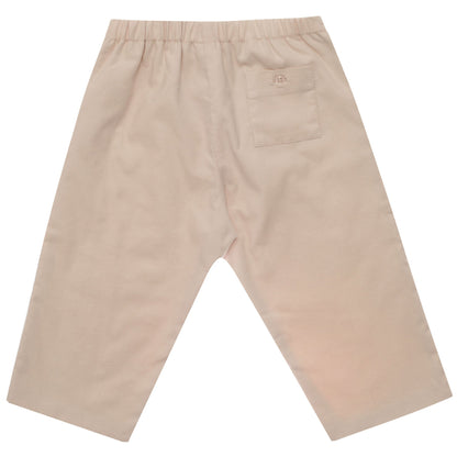 Baby Pale Pink Cotton Trouser