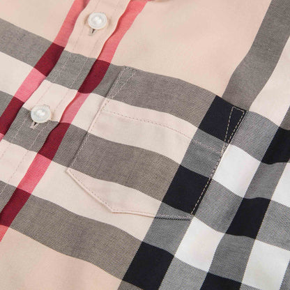 Baby Boys Classic Check Short Sleeve Shirt