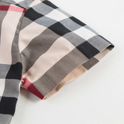 Baby Boys Classic Check Short Sleeve Shirt