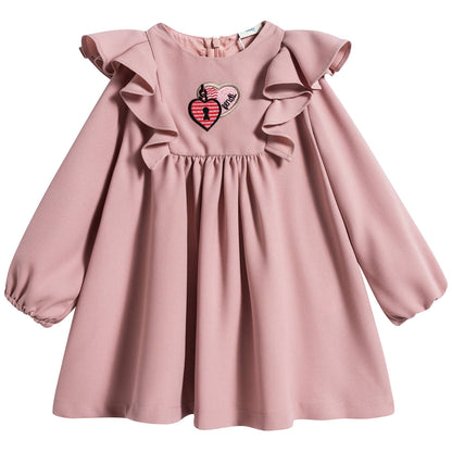 Baby Girls Antique Pink Dress