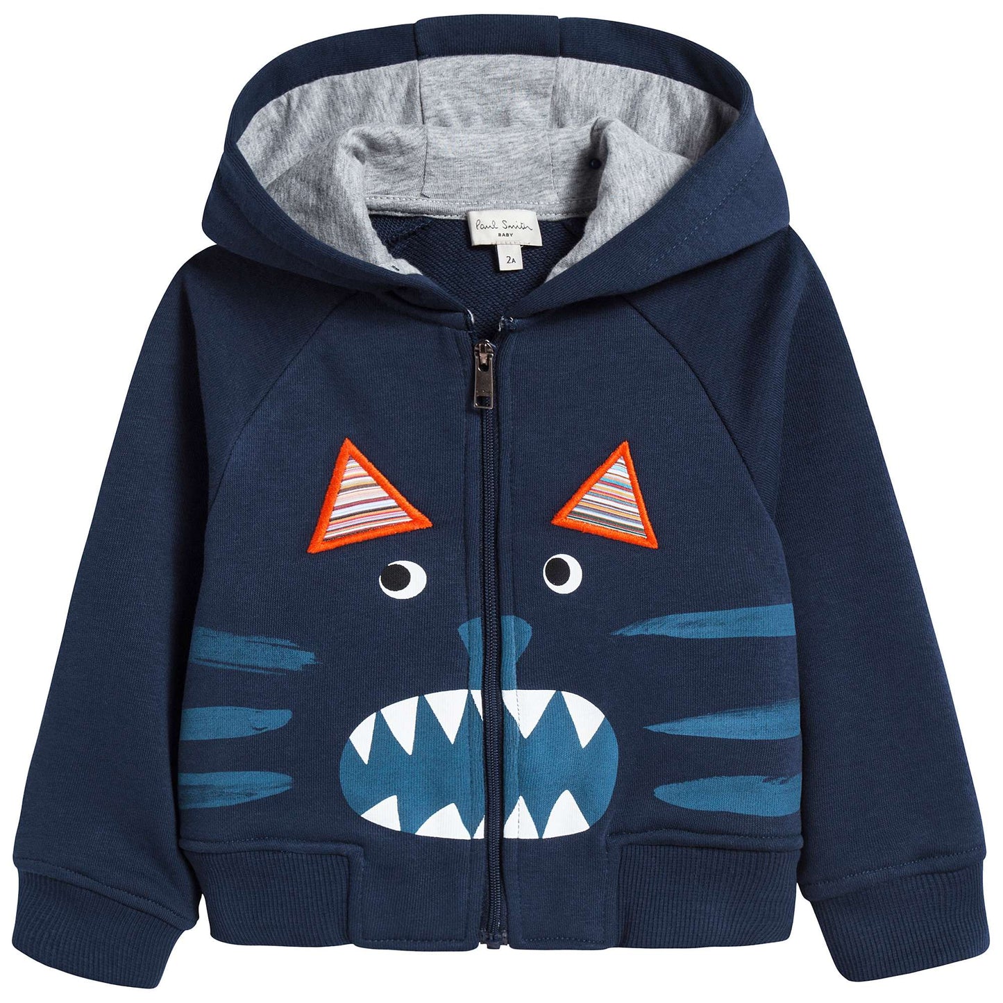 Baby Navy Cat Face Cotton Top