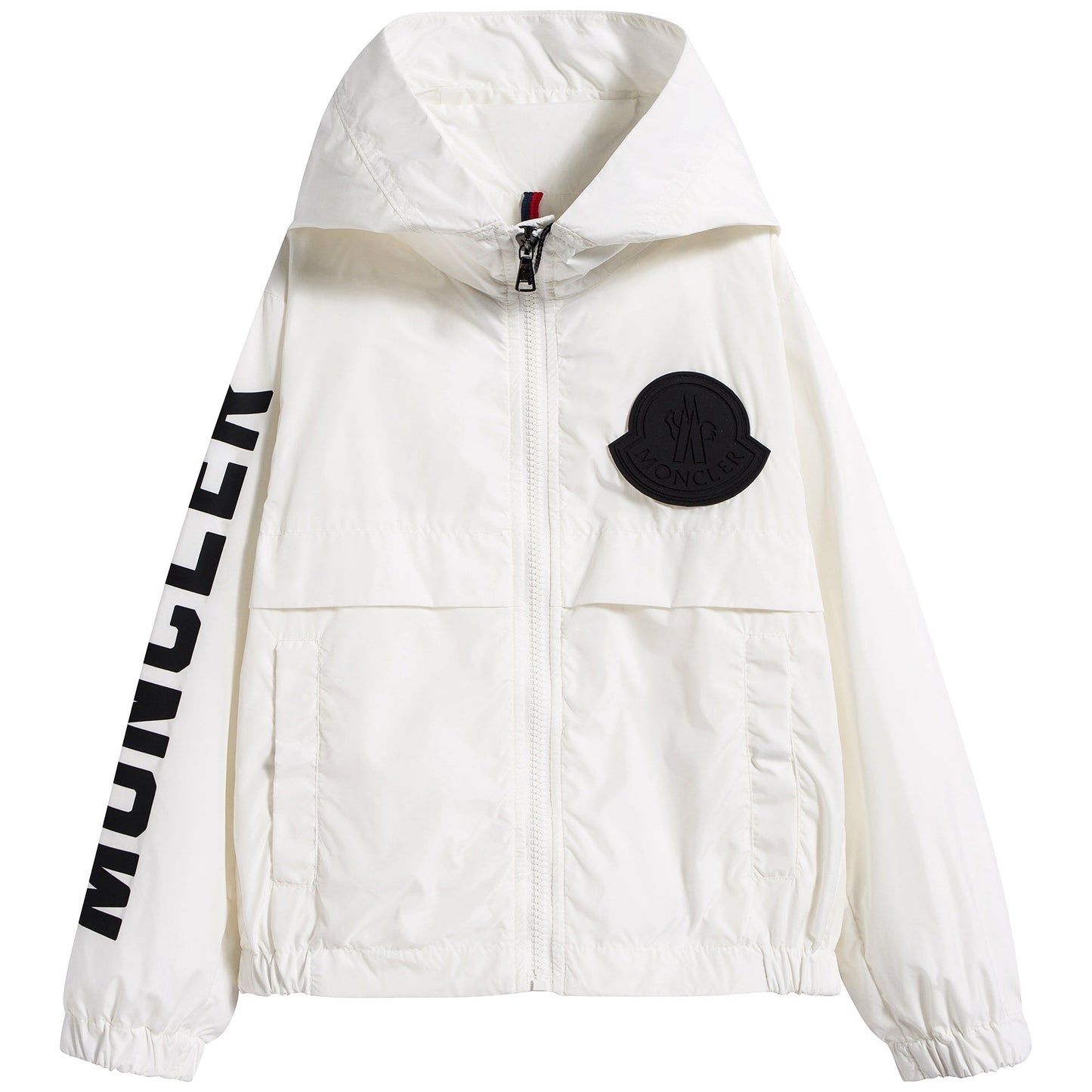 Girls & Boys White ”SAXOPHONE“ Logo Jacket