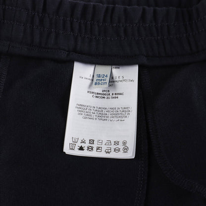 婴儿黑色跑步裤套装