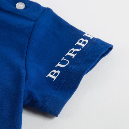 Baby Boys Cobal Blue Cotton T-shirt
