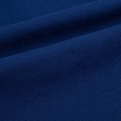 Girls Blue Cotton Piqué Dress