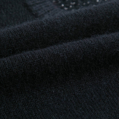 Boys Black Cashmere Sweater