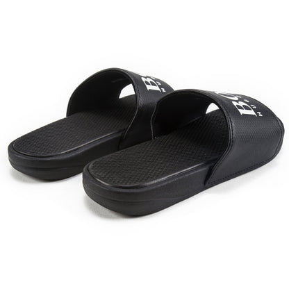 Boys Black Logo Sandales