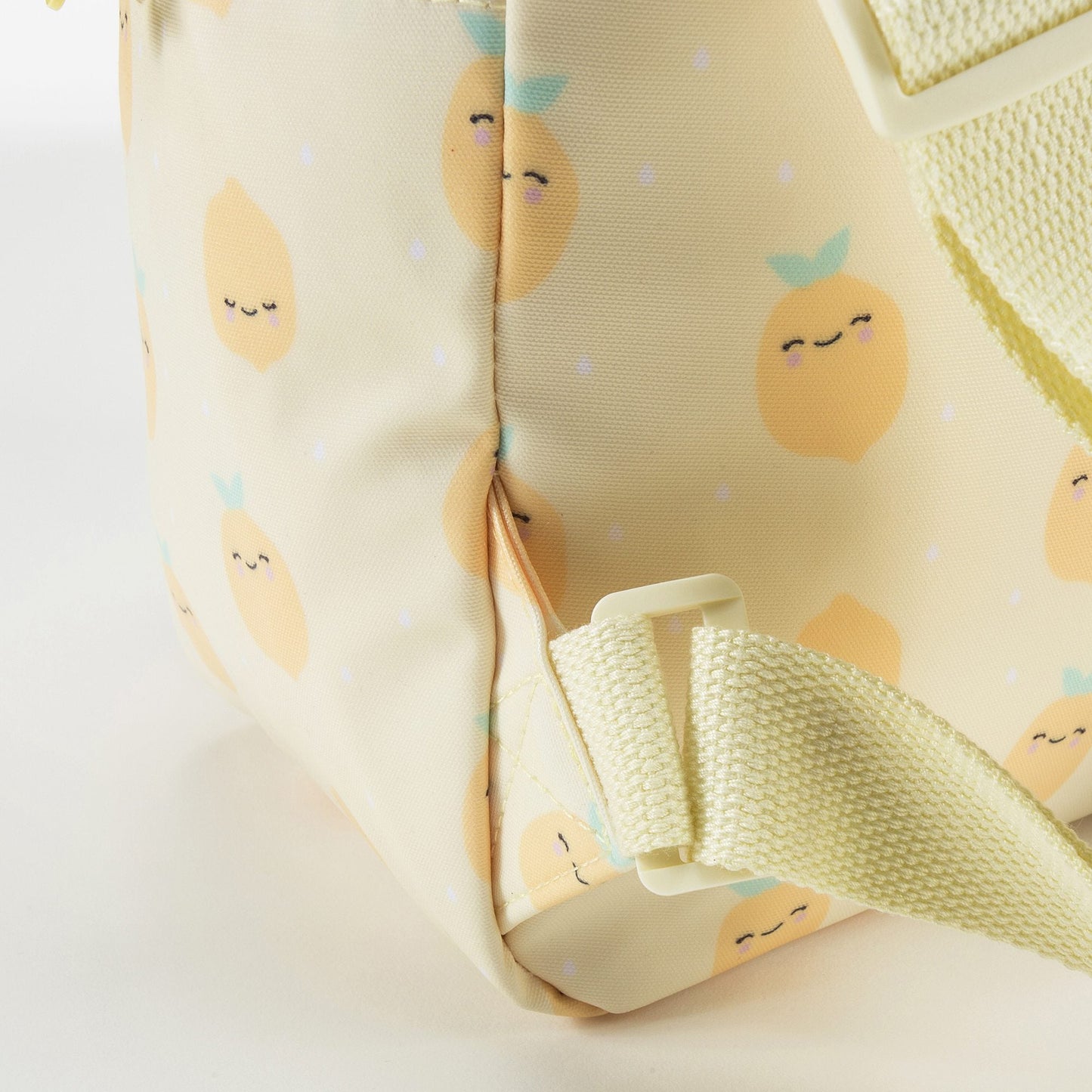 女童黄色柠檬色印花背包（20 x 13 x 26cm）