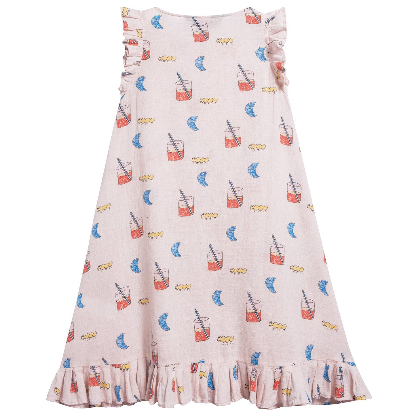 Girls Quartz Glasses Cotton Dress