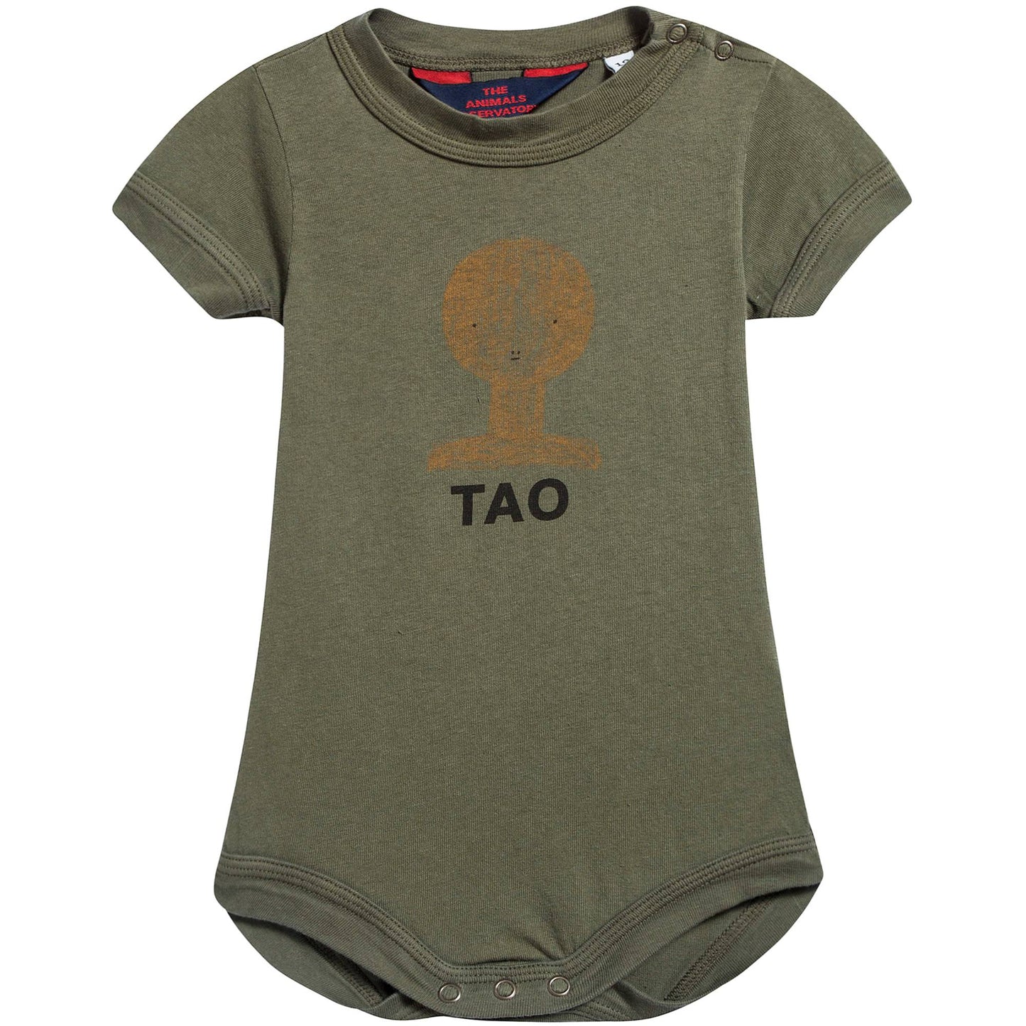 Baby Military Green Tao Bust  Cotton  Babysuit