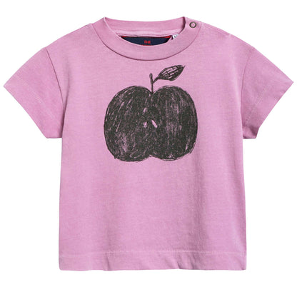 Baby Girls Fuchsia Apple Cotton T-shirt