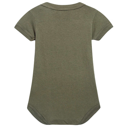 Baby Military Green Tao Bust  Cotton  Babysuit
