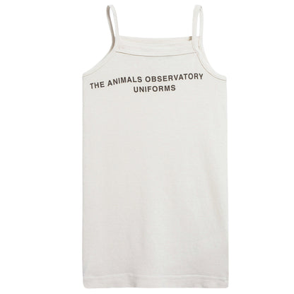 Girls Raw White Tao Uniforms Cotton Dress