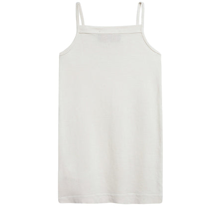 Girls Raw White Tao Uniforms Cotton Dress