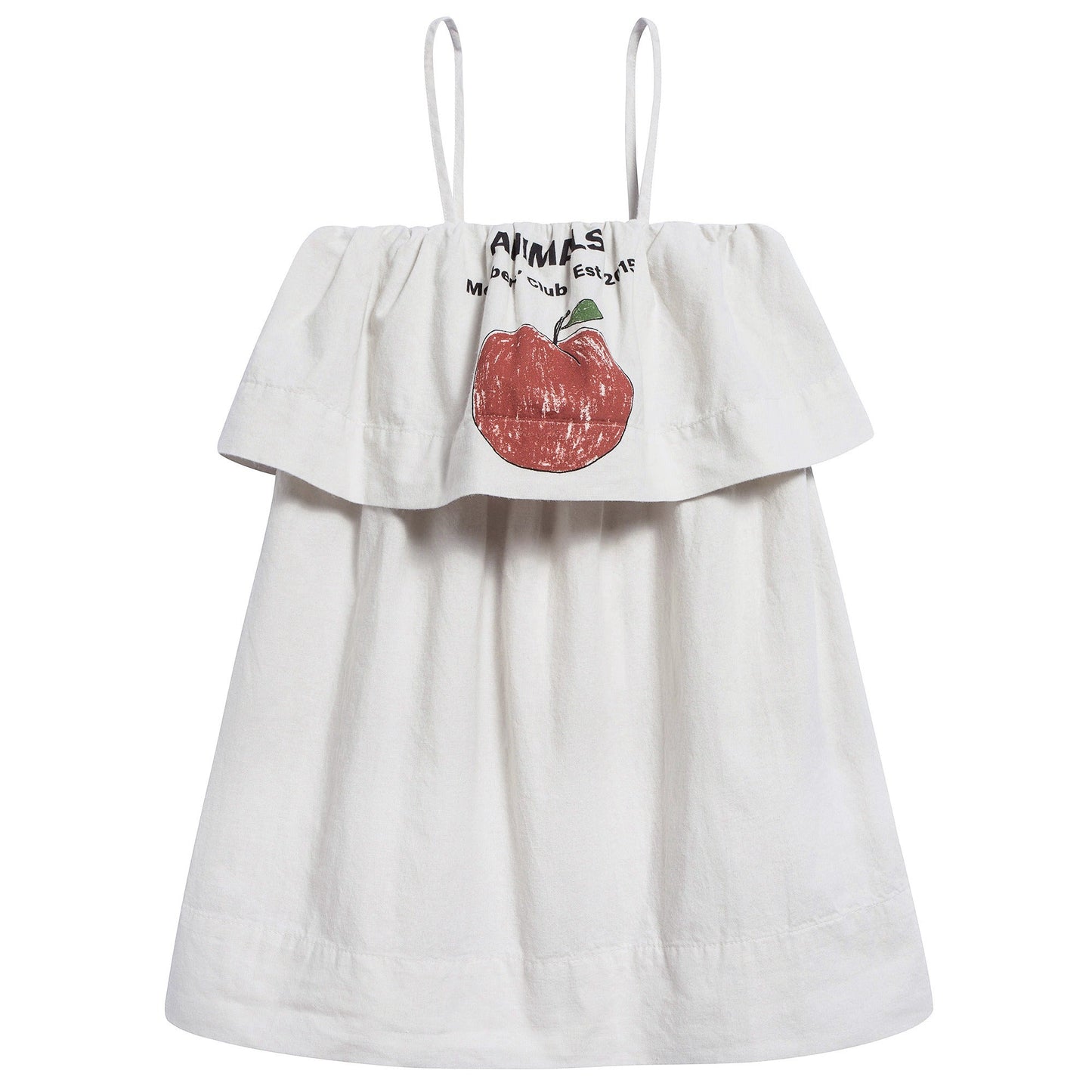 Girls Raw White Peach Cotton T-shirt