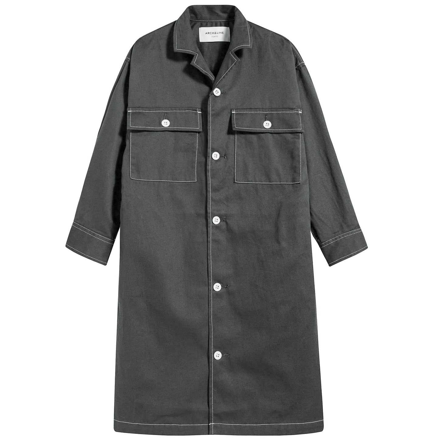 Boys & Girls Charcoal Cotton Coat