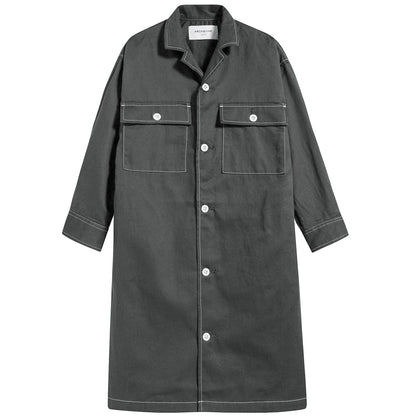 Boys & Girls Charcoal Cotton Coat
