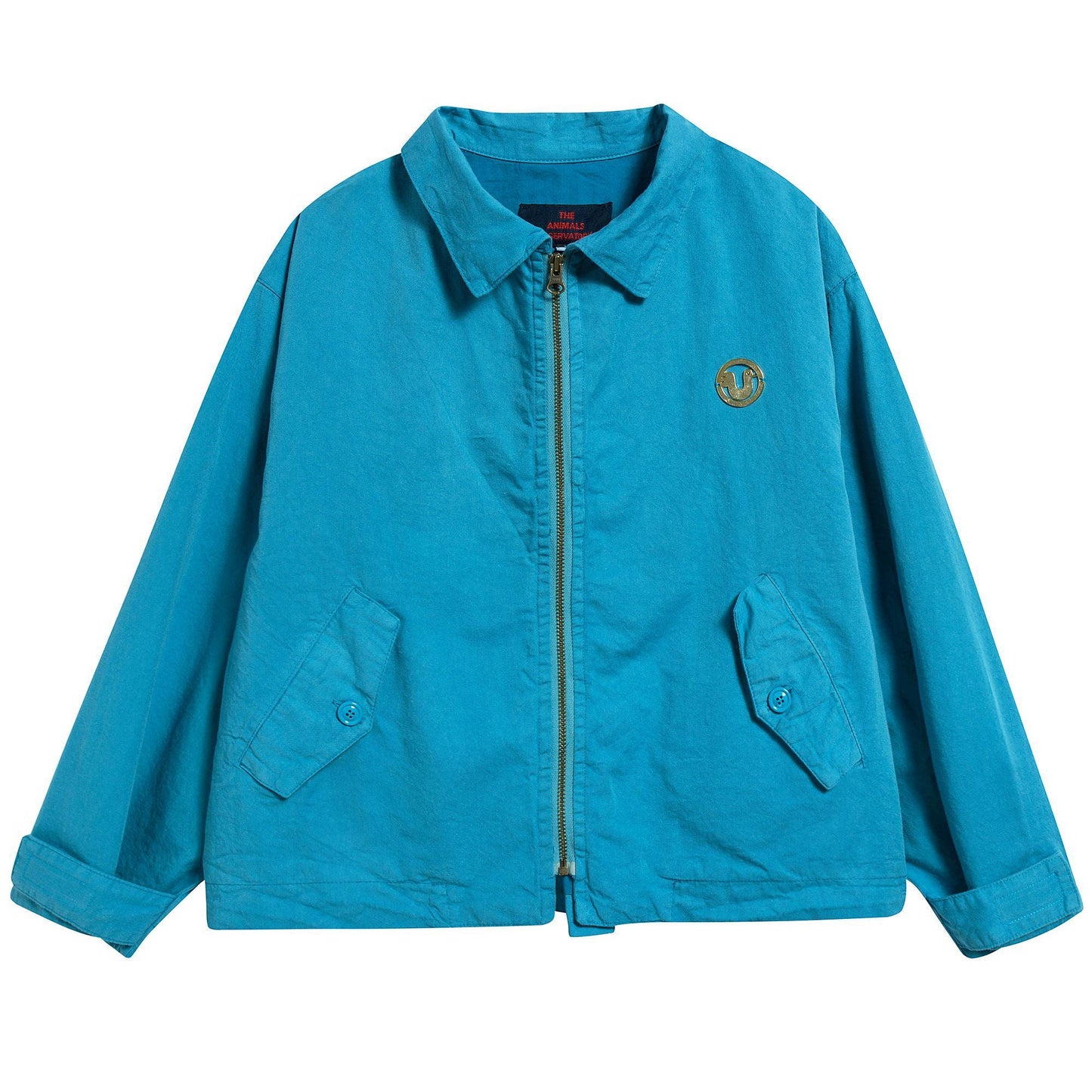 Girls Blue Cotton Jacket