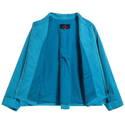 Girls Blue Cotton Jacket