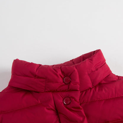 Baby Girls Red 'New Neste" Down Padded Coat
