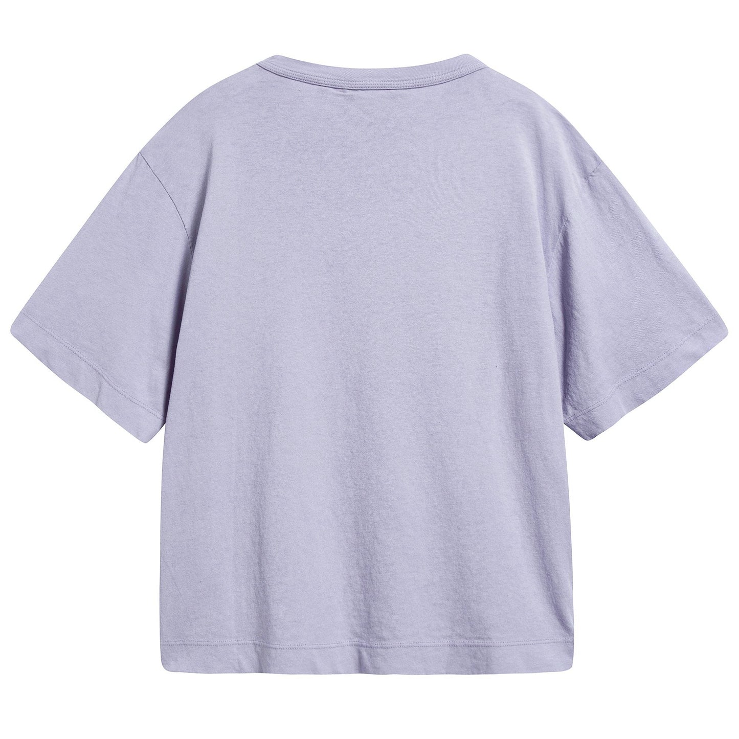 Girls Lavand Peach Cotton T-shirt