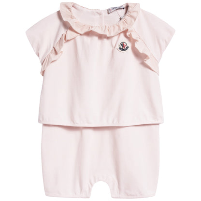 Baby Girls Pale Pink Babysuit