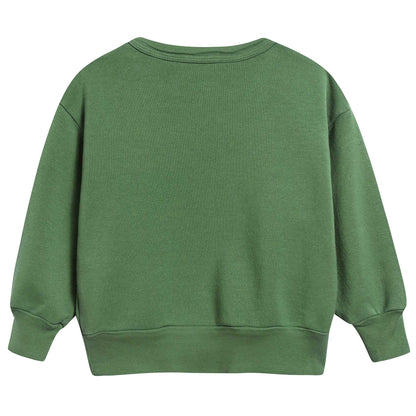 Baby Green Animals Cotton Sweatshirt